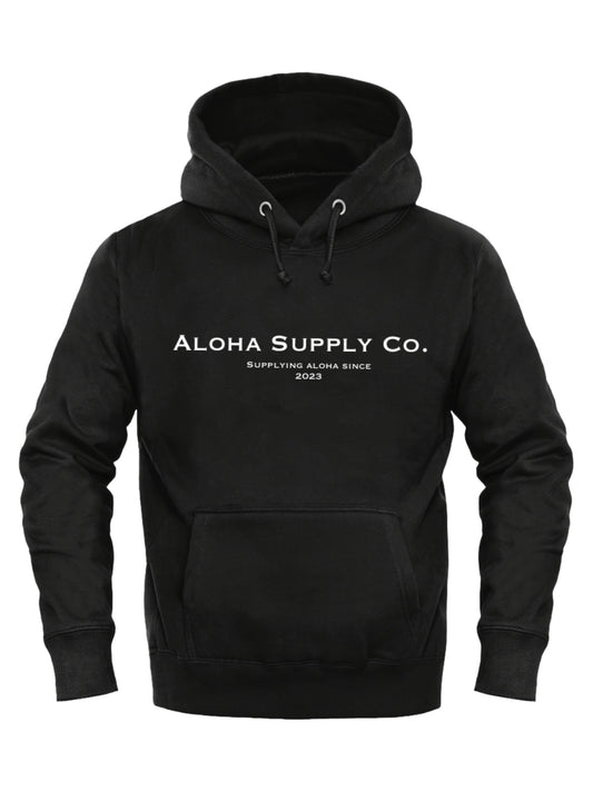 Aloha Supply Black Fleece Hoodie
